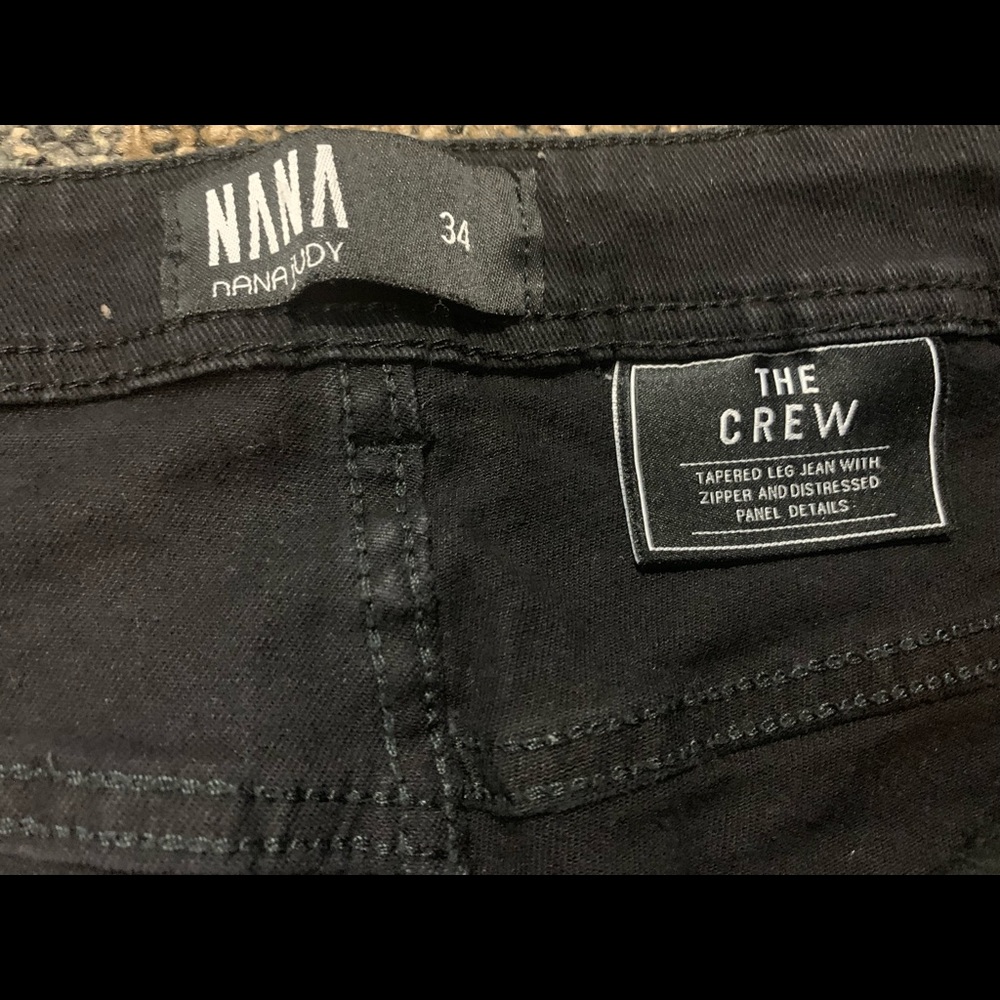 Men’s Nana Judy black jeans Size 34 - Picture 3 of 6